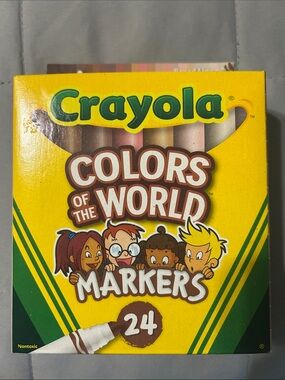 Crayola Colors of the World Markers - Yellow Box (24 Pack)